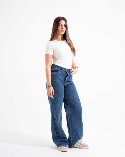 Mid Blue Baggy Jeans