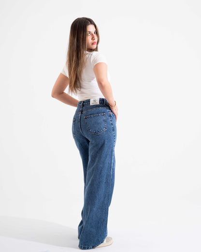 Mid Blue Baggy Jeans