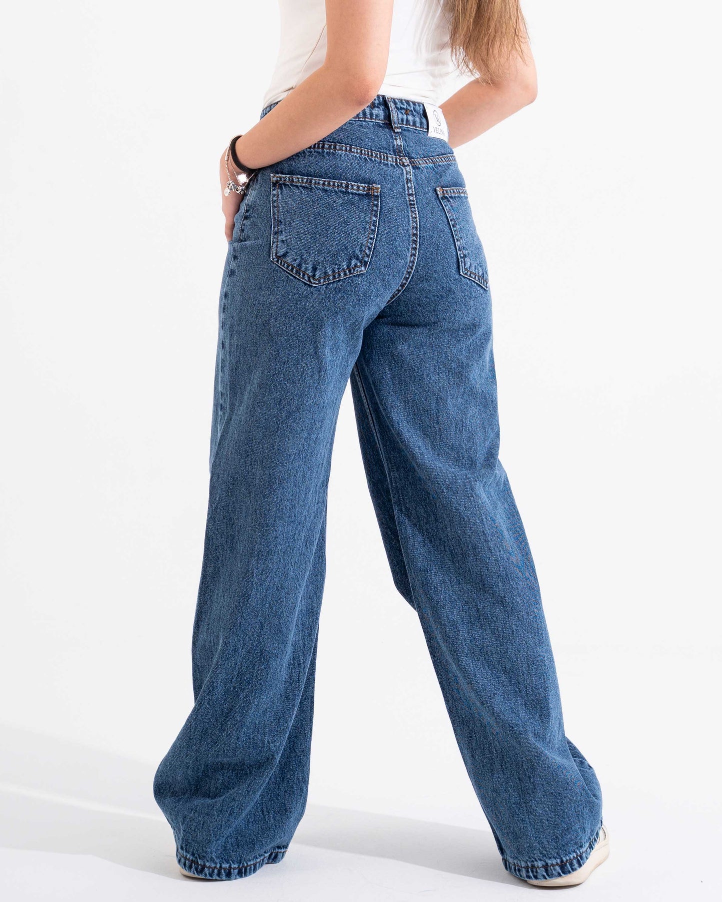 Mid Blue Baggy Jeans