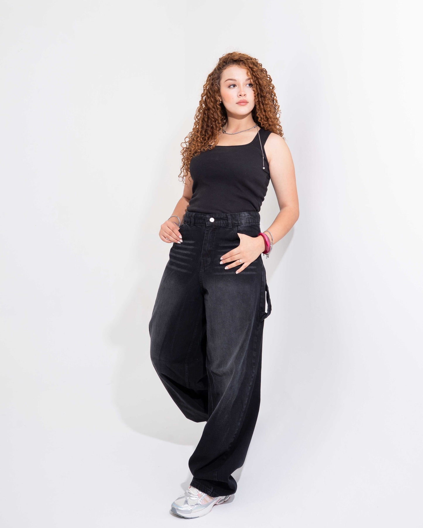 Dark Washed Carpenter Jeans