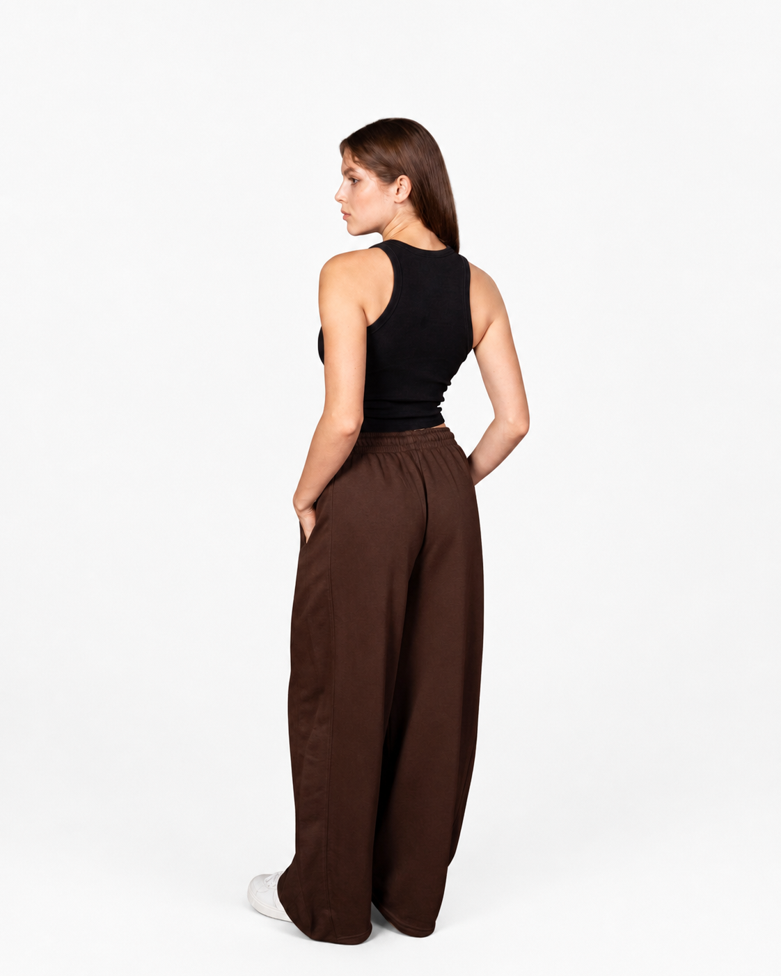 Brown Balloon Sweatpants