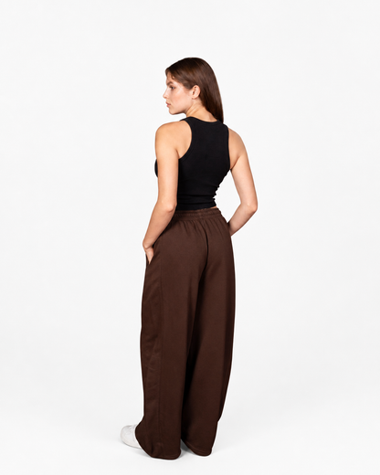Brown Balloon Sweatpants