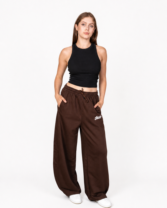 Brown Balloon Sweatpants