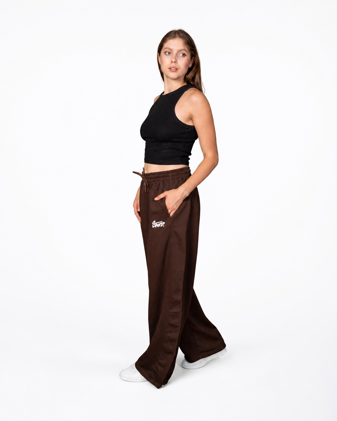 Brown Balloon Sweatpants