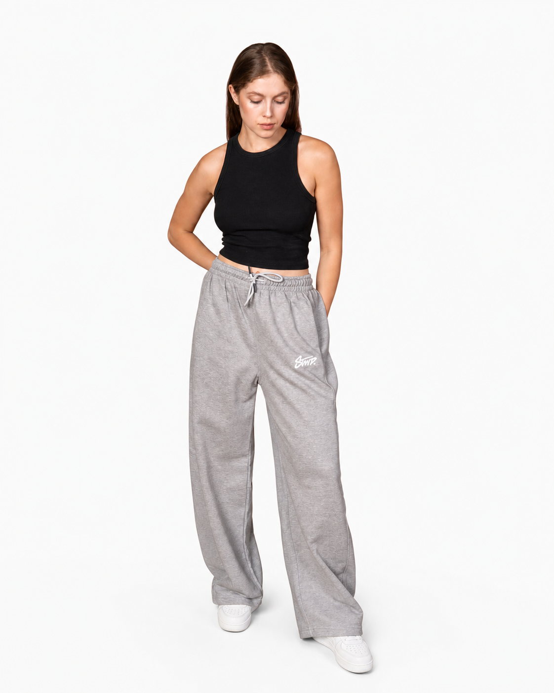 Light Grey Balloon Sweatpants