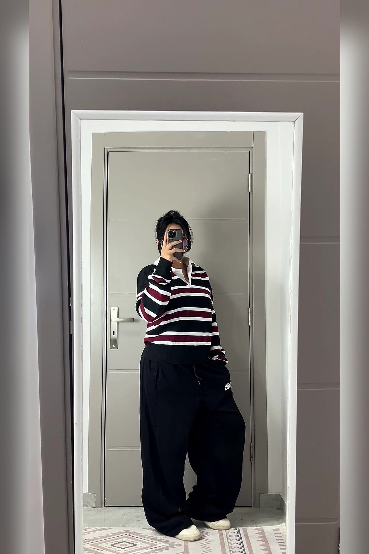 Black Balloon Sweatpants - VELINA